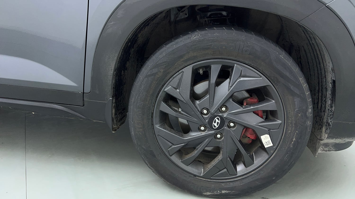 Used 2023 Hyundai Creta SX (O) 1.5 Diesel Automatic knight Diesel Automatic tyres RIGHT FRONT TYRE RIM VIEW