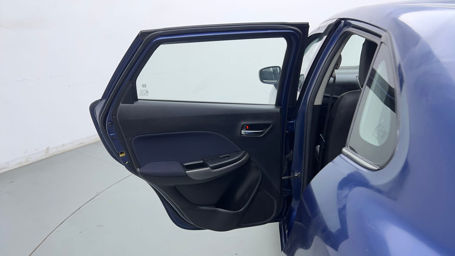 Used 2020 Maruti Suzuki Baleno Zeta Petrol Manual interior LEFT REAR DOOR OPEN VIEW