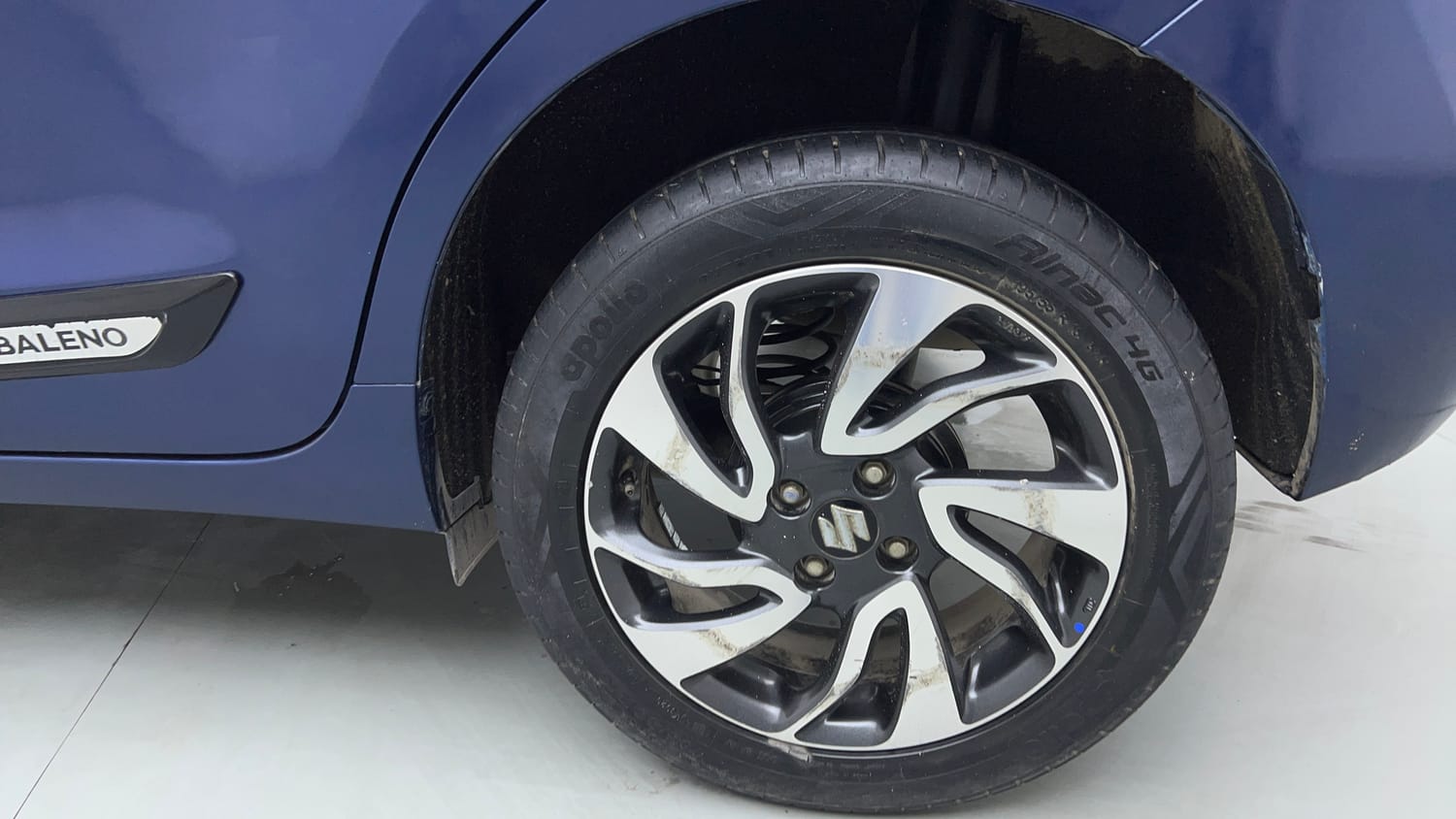 Used 2020 Maruti Suzuki Baleno Zeta Petrol Manual tyres LEFT REAR TYRE RIM VIEW