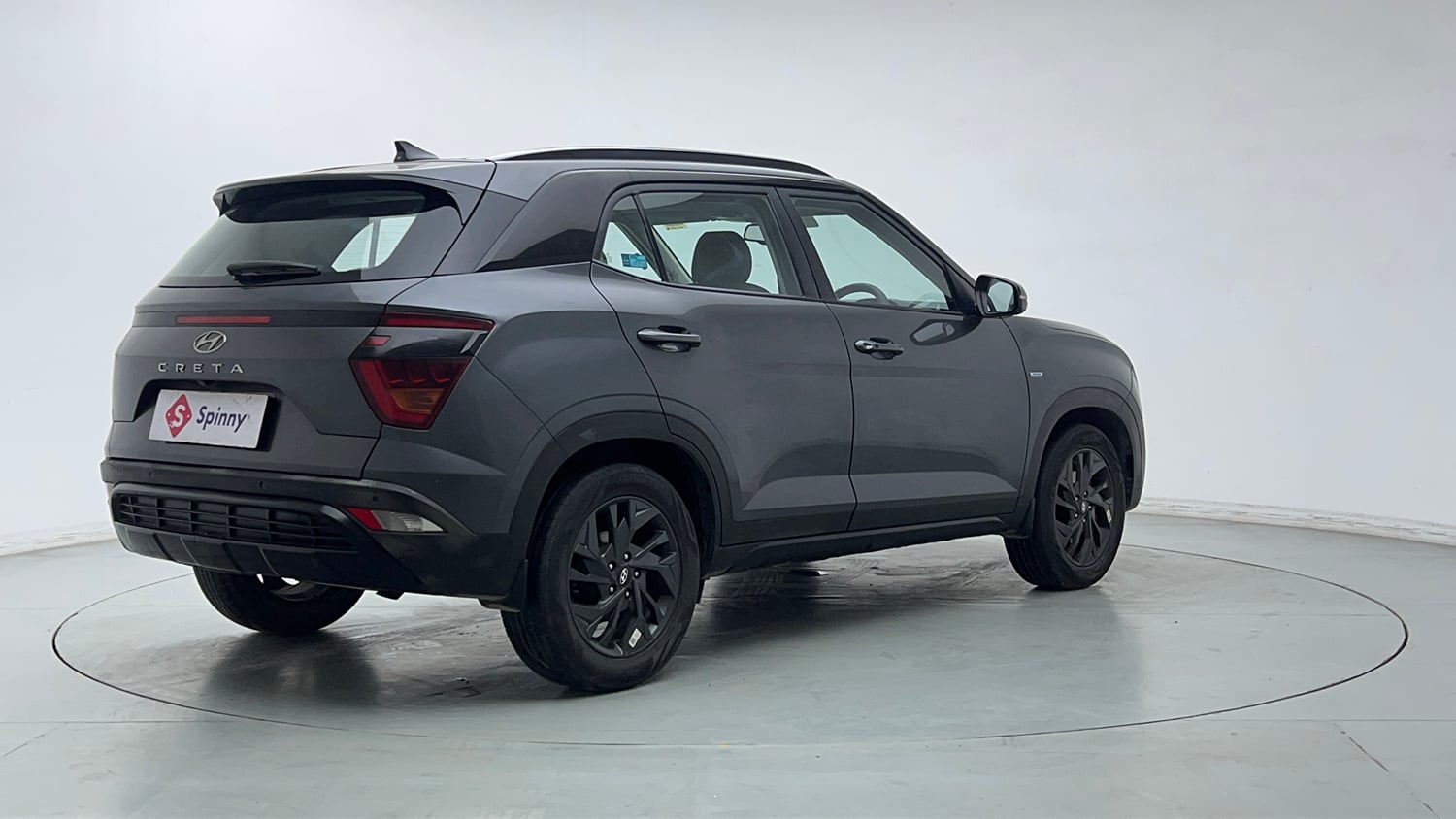 Used 2023 Hyundai Creta SX (O) 1.5 Diesel Automatic knight Diesel Automatic exterior RIGHT REAR CORNER VIEW