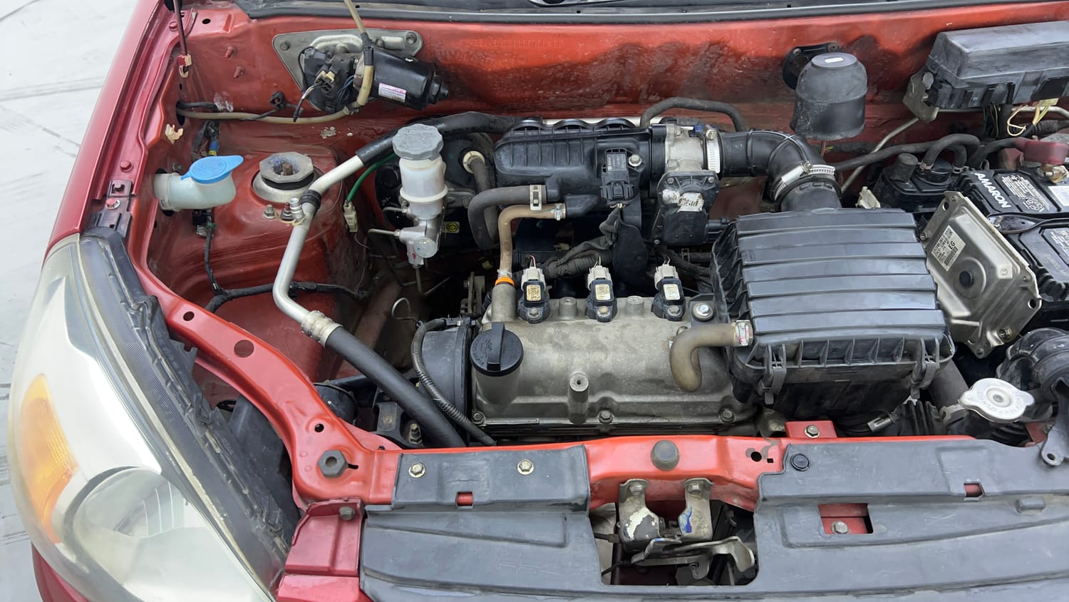 Used 2016 Maruti Suzuki Alto 800 LXi Petrol Manual engine ENGINE RIGHT SIDE VIEW