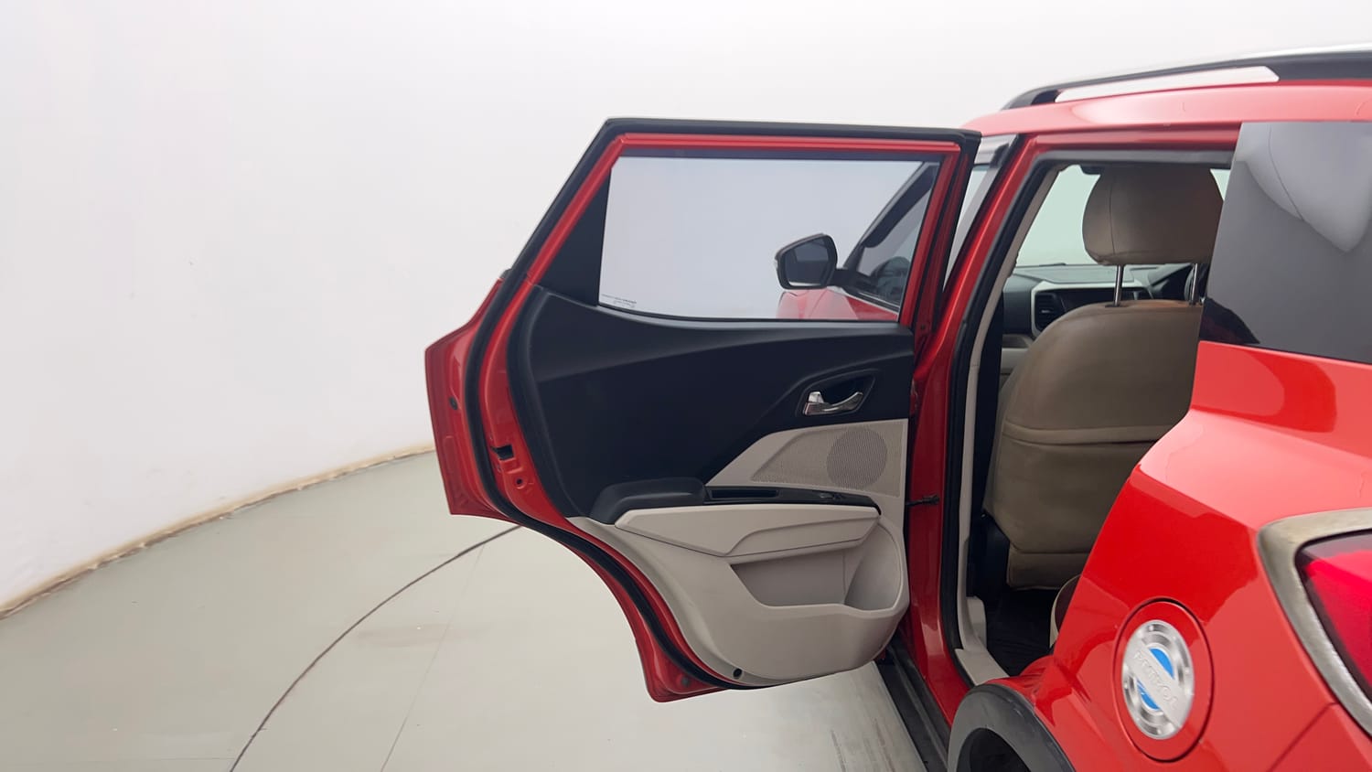 Used 2020 Mahindra XUV 300 W8 1.2 Petrol Petrol Manual interior LEFT REAR DOOR OPEN VIEW