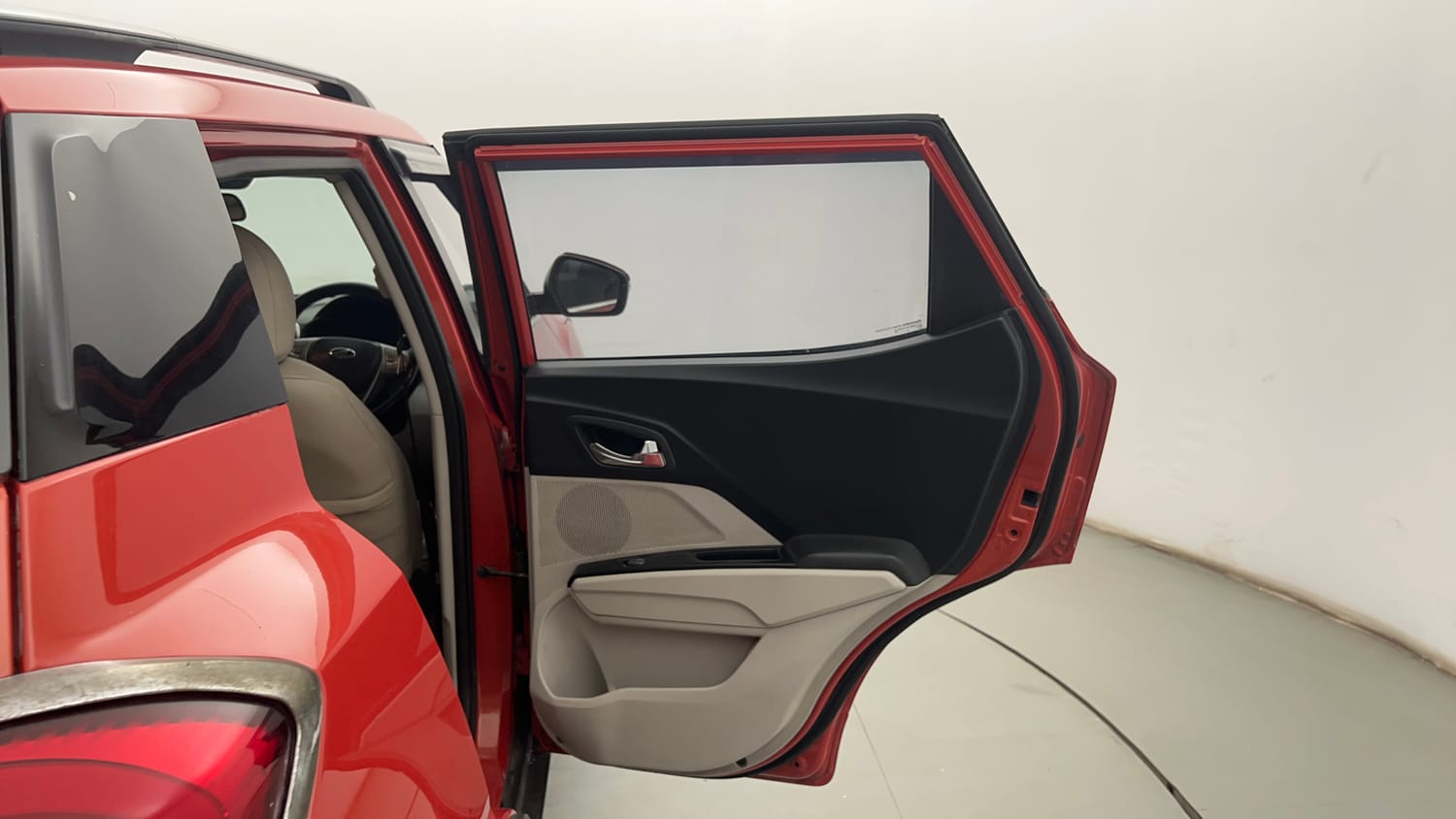 Used 2020 Mahindra XUV 300 W8 1.2 Petrol Petrol Manual interior RIGHT REAR DOOR OPEN VIEW