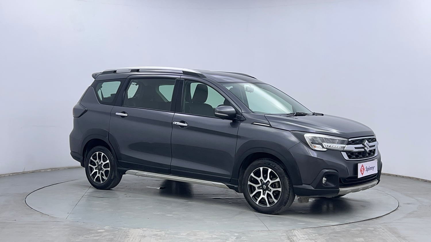 Used 2022 Maruti Suzuki XL6 Alpha Plus AT Petrol Petrol Automatic exterior RIGHT FRONT CORNER VIEW