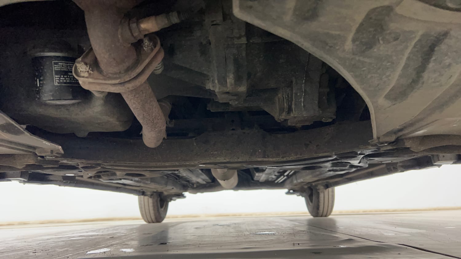 Used 2012 Maruti Suzuki Swift VXi Petrol Manual extra FRONT LEFT UNDERBODY VIEW