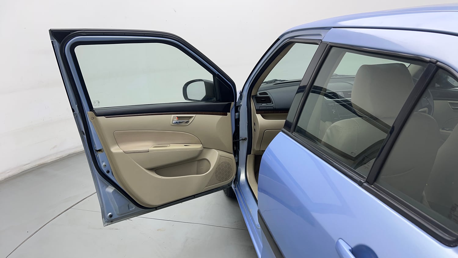 Used 2015 Maruti Suzuki Swift Dzire VXI Petrol Manual interior LEFT FRONT DOOR OPEN VIEW