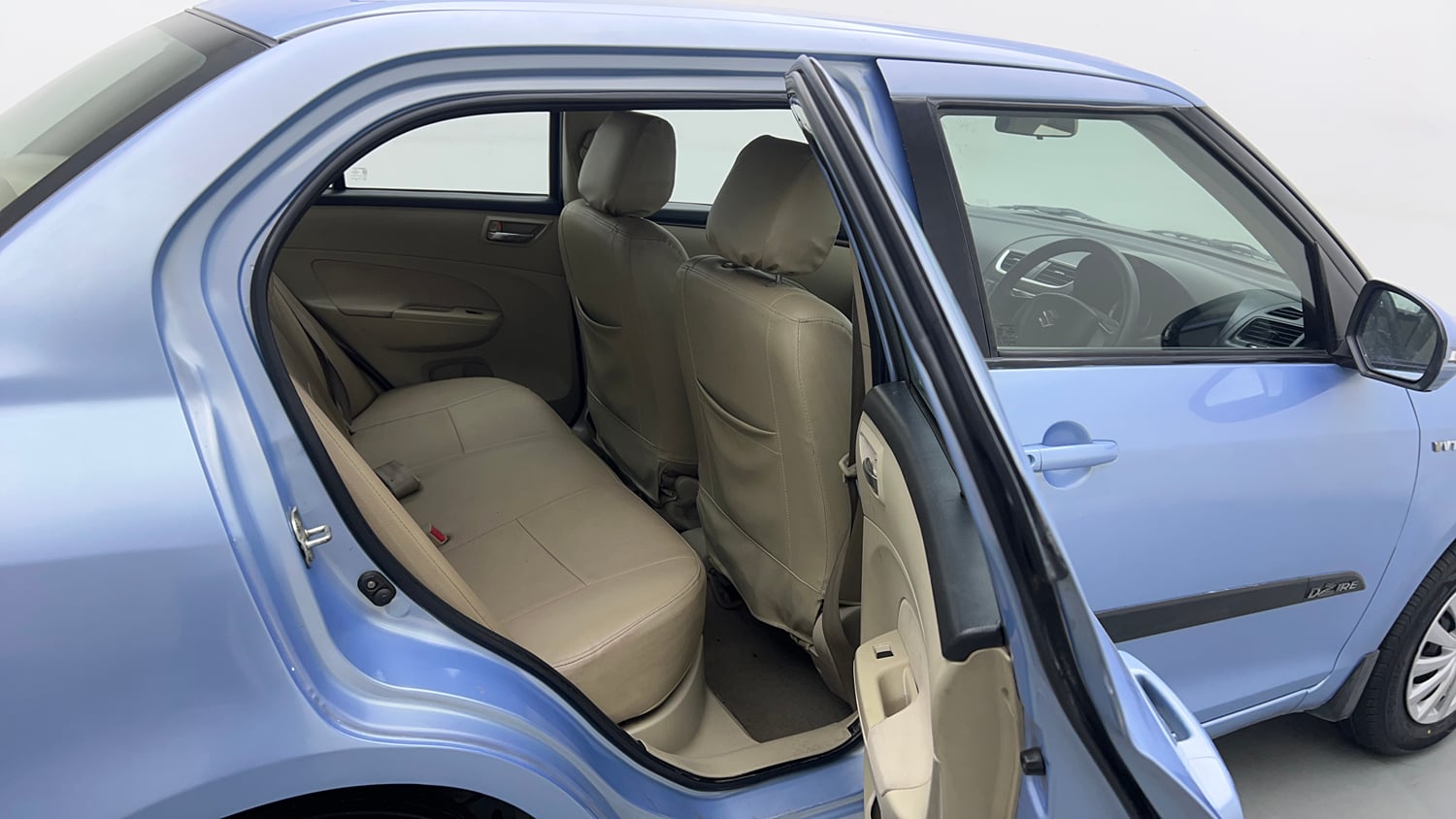 Used 2015 Maruti Suzuki Swift Dzire VXI Petrol Manual interior RIGHT SIDE REAR DOOR CABIN VIEW