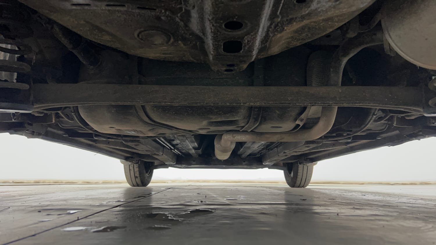 Used 2012 Maruti Suzuki Swift VXi Petrol Manual extra REAR UNDERBODY VIEW (TAKEN FROM REAR)