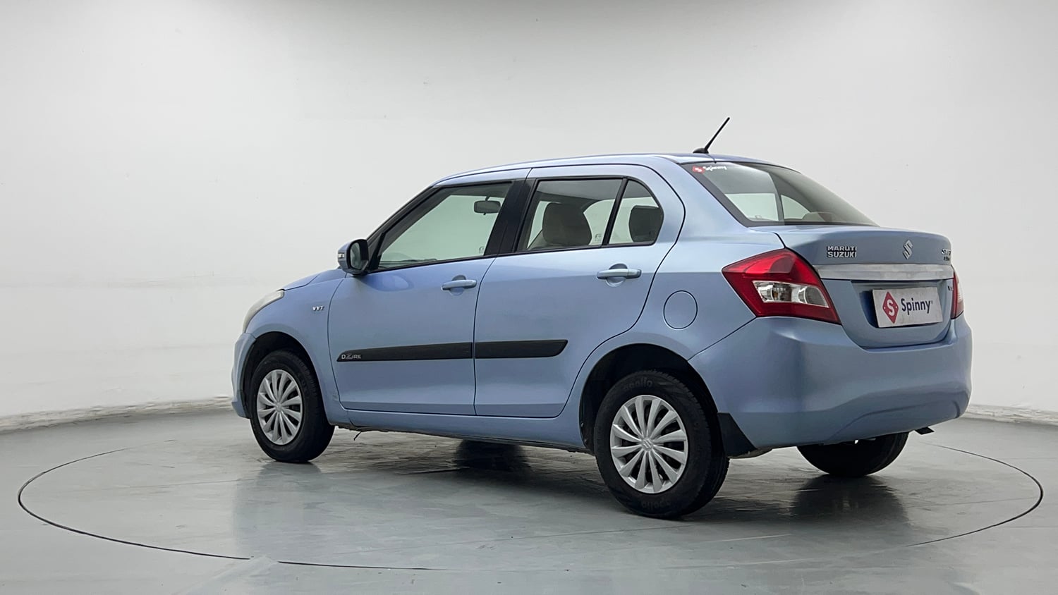 Used 2015 Maruti Suzuki Swift Dzire VXI Petrol Manual exterior LEFT REAR CORNER VIEW