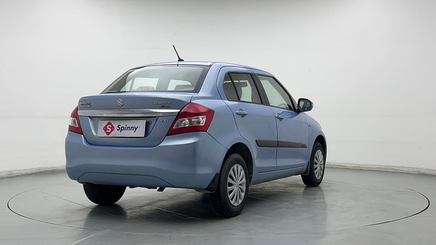 Used 2015 Maruti Suzuki Swift Dzire VXI Petrol Manual exterior RIGHT REAR CORNER VIEW