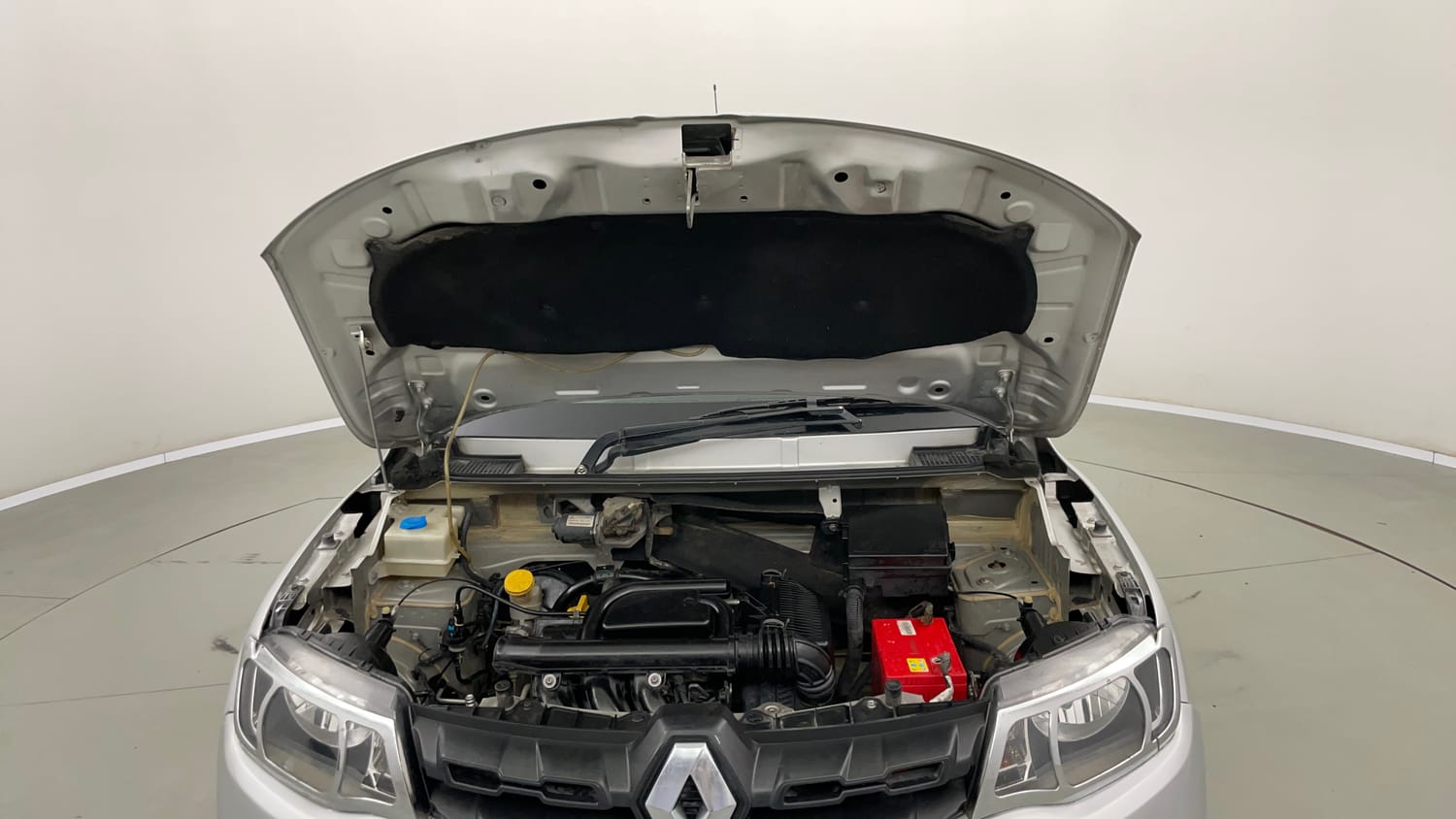 Used 2017 Renault Kwid 1.0 RXT Petrol Manual engine ENGINE & BONNET OPEN FRONT VIEW