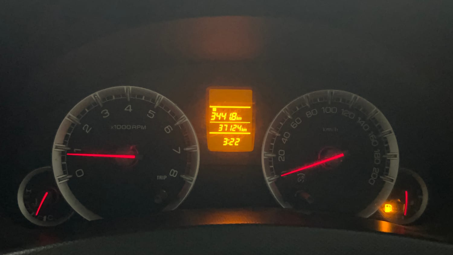 Used 2012 Maruti Suzuki Swift VXi Petrol Manual interior CLUSTERMETER VIEW