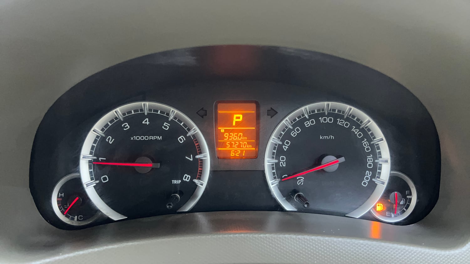 Used 2016 Maruti Suzuki Ertiga VXI AT Petrol Automatic interior CLUSTERMETER VIEW