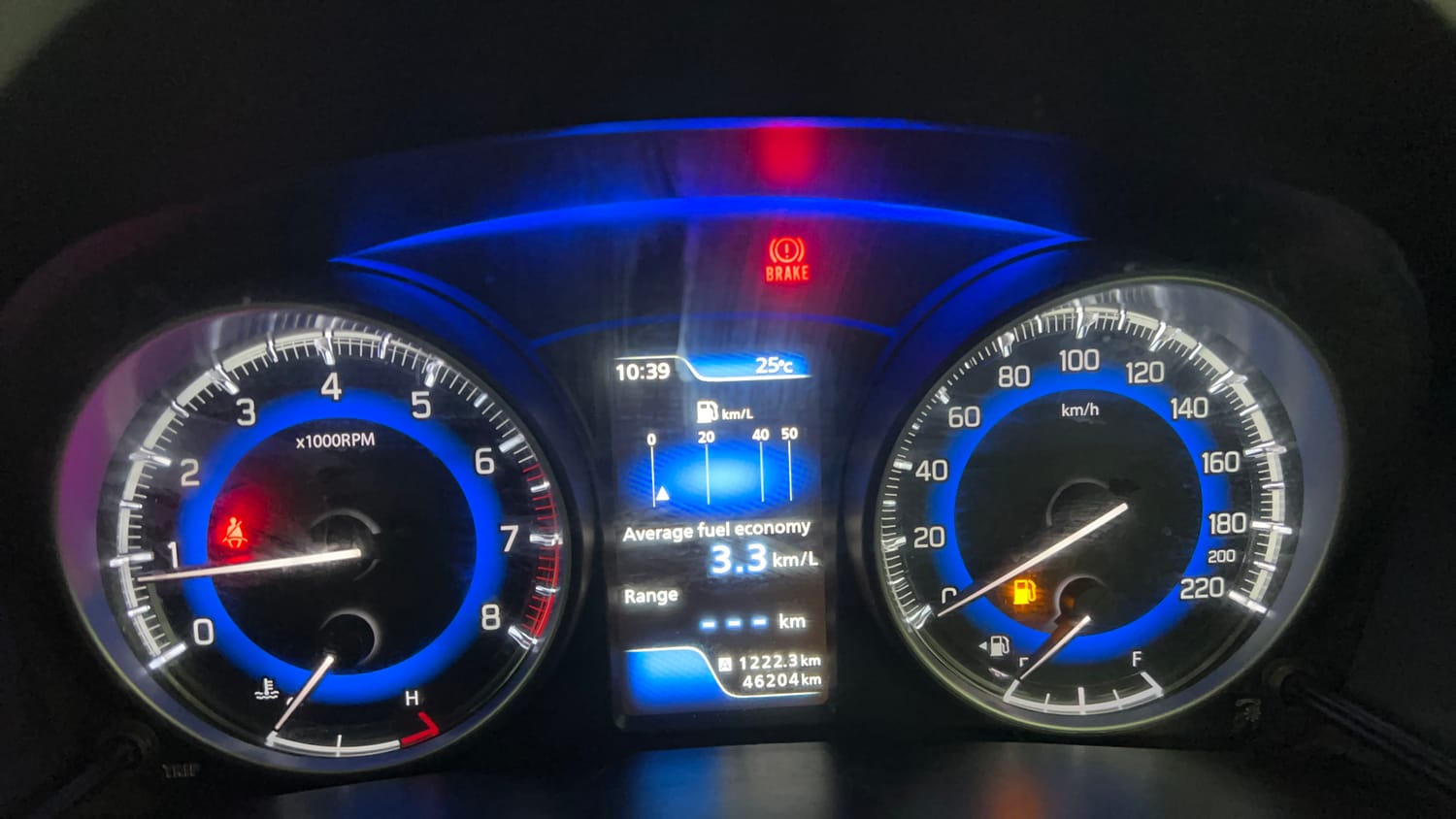 Used 2016 Maruti Suzuki Baleno Zeta 1.2 Petrol Manual interior CLUSTERMETER VIEW