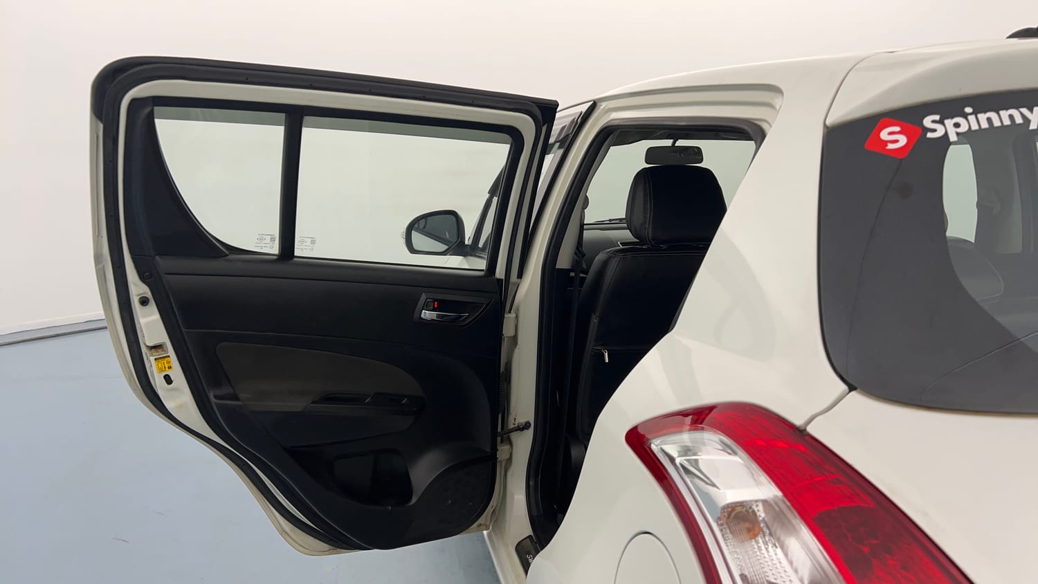 Used 2014 Maruti Suzuki Swift VXi Petrol Manual interior LEFT REAR DOOR OPEN VIEW