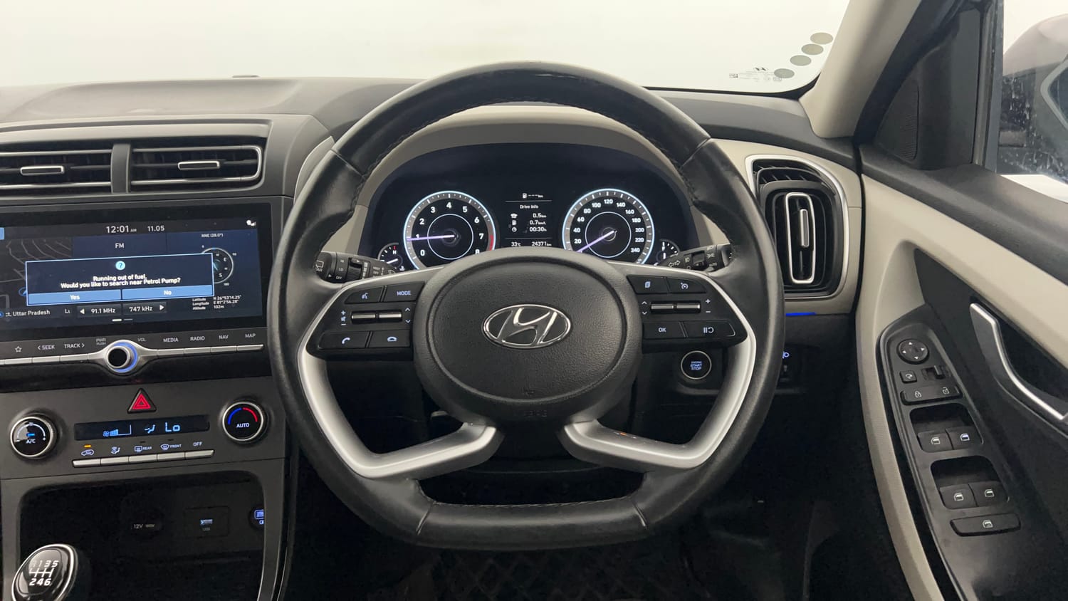Used 2023 Hyundai Creta SX 1.5 Petrol Petrol Manual interior STEERING VIEW