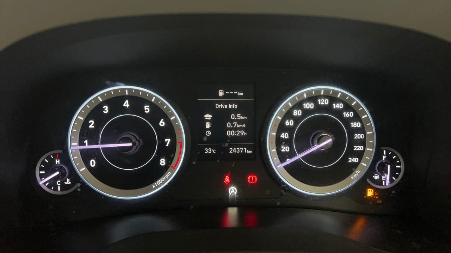 Used 2023 Hyundai Creta SX 1.5 Petrol Petrol Manual interior CLUSTERMETER VIEW