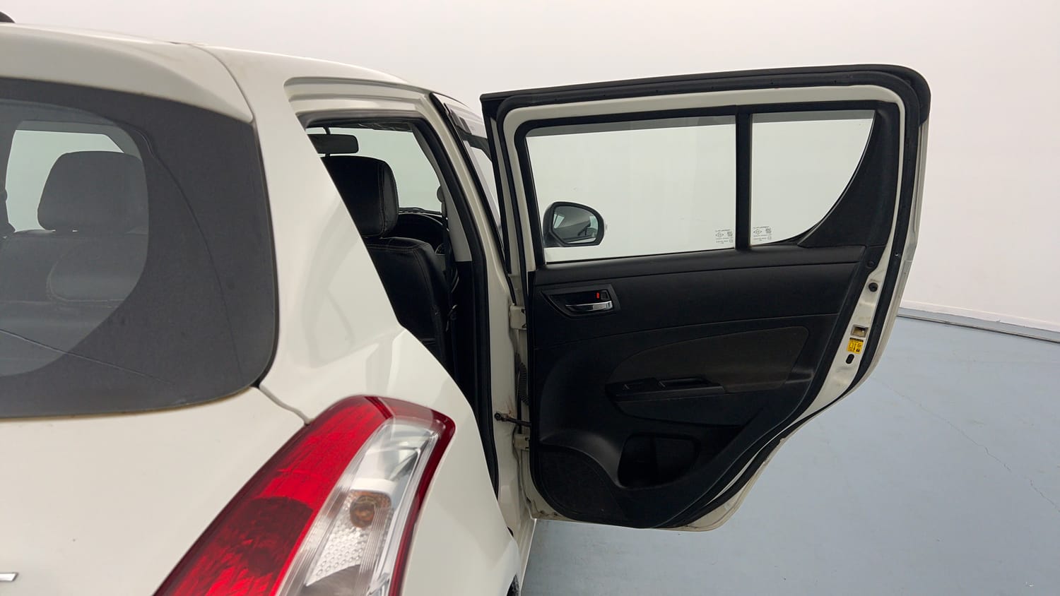 Used 2014 Maruti Suzuki Swift VXi Petrol Manual interior RIGHT REAR DOOR OPEN VIEW