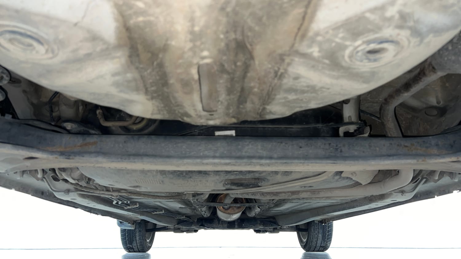 Used 2016 Maruti Suzuki Baleno Zeta 1.2 Petrol Manual extra REAR UNDERBODY VIEW (TAKEN FROM REAR)
