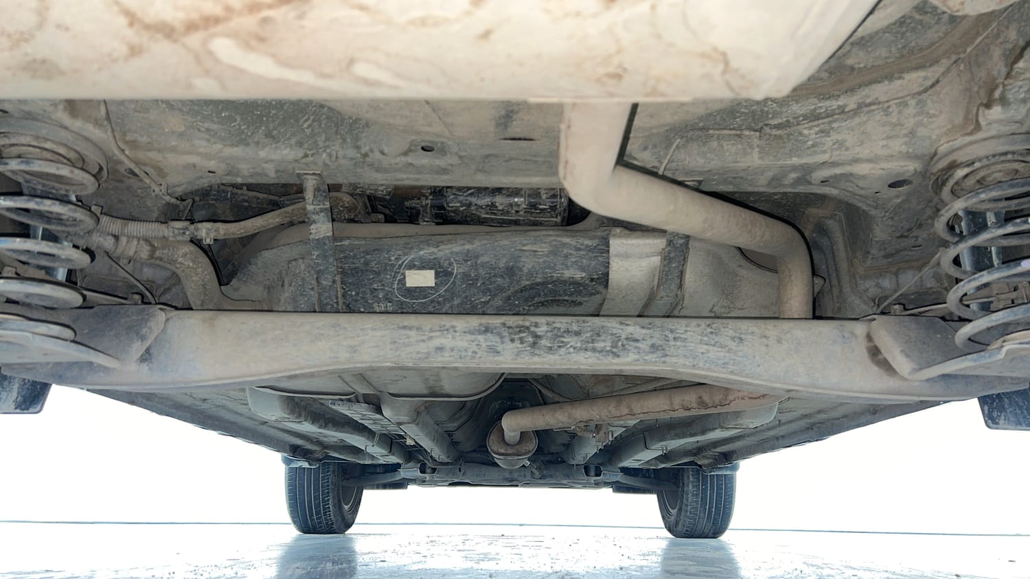 Used 2023 Hyundai Creta SX 1.5 Petrol Petrol Manual extra REAR UNDERBODY VIEW (TAKEN FROM REAR)