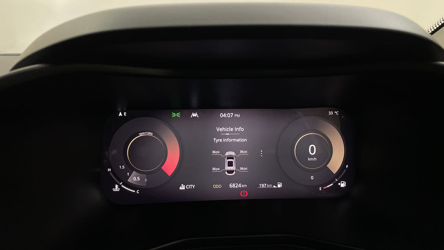 Used 2025 Tata Curvv Accomplished Plus A 1.5 Kryojet Diesel 6MT Diesel Manual interior CLUSTERMETER VIEW