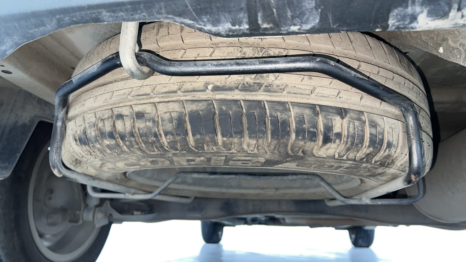 Used 2023 Maruti Suzuki Ertiga ZXi Plus AT Petrol Automatic tyres SPARE TYRE VIEW