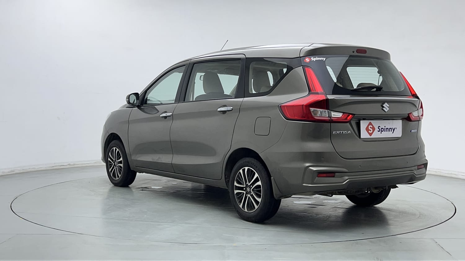 Used 2023 Maruti Suzuki Ertiga ZXi Plus AT Petrol Automatic exterior LEFT REAR CORNER VIEW