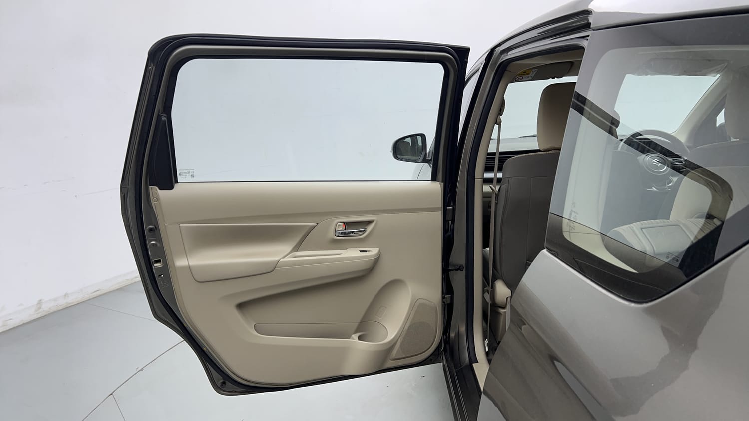 Used 2023 Maruti Suzuki Ertiga ZXi Plus AT Petrol Automatic interior LEFT REAR DOOR OPEN VIEW