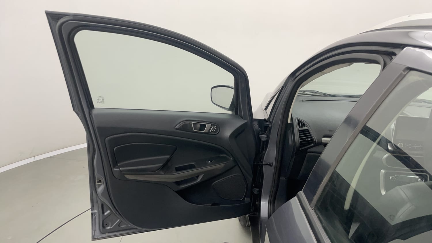 Used 2019 Ford EcoSport Titanium 1.5L TDCi Diesel Manual interior LEFT FRONT DOOR OPEN VIEW