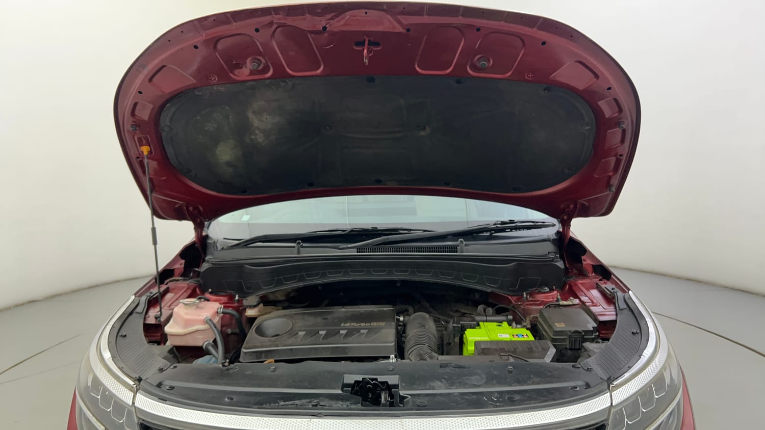 Used 2019 kia Seltos GTX Plus DCT 1.4 Petrol Automatic engine ENGINE & BONNET OPEN FRONT VIEW
