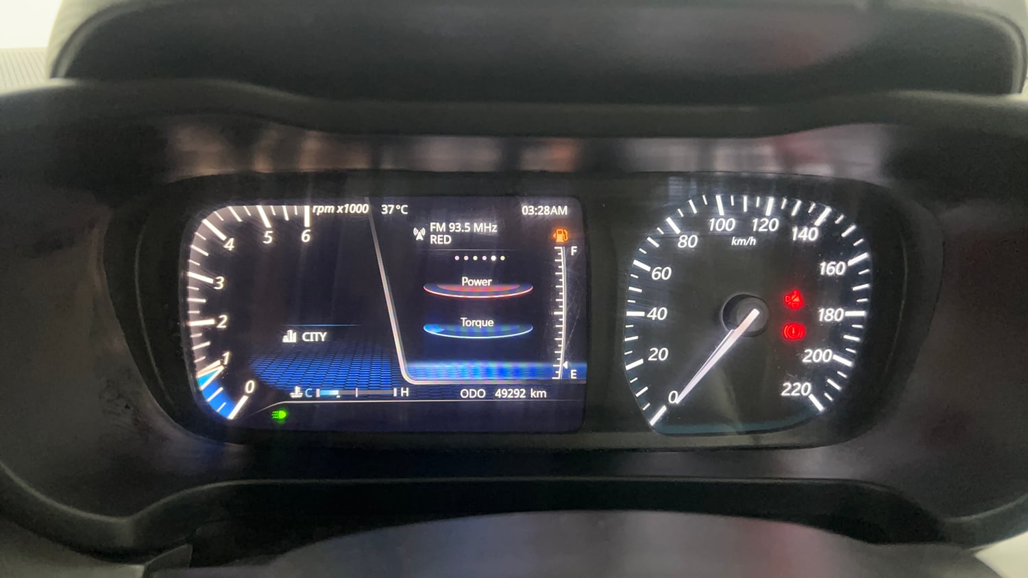 Used 2023 Tata Altroz XZ Plus (S) Diesel Diesel Manual interior CLUSTERMETER VIEW