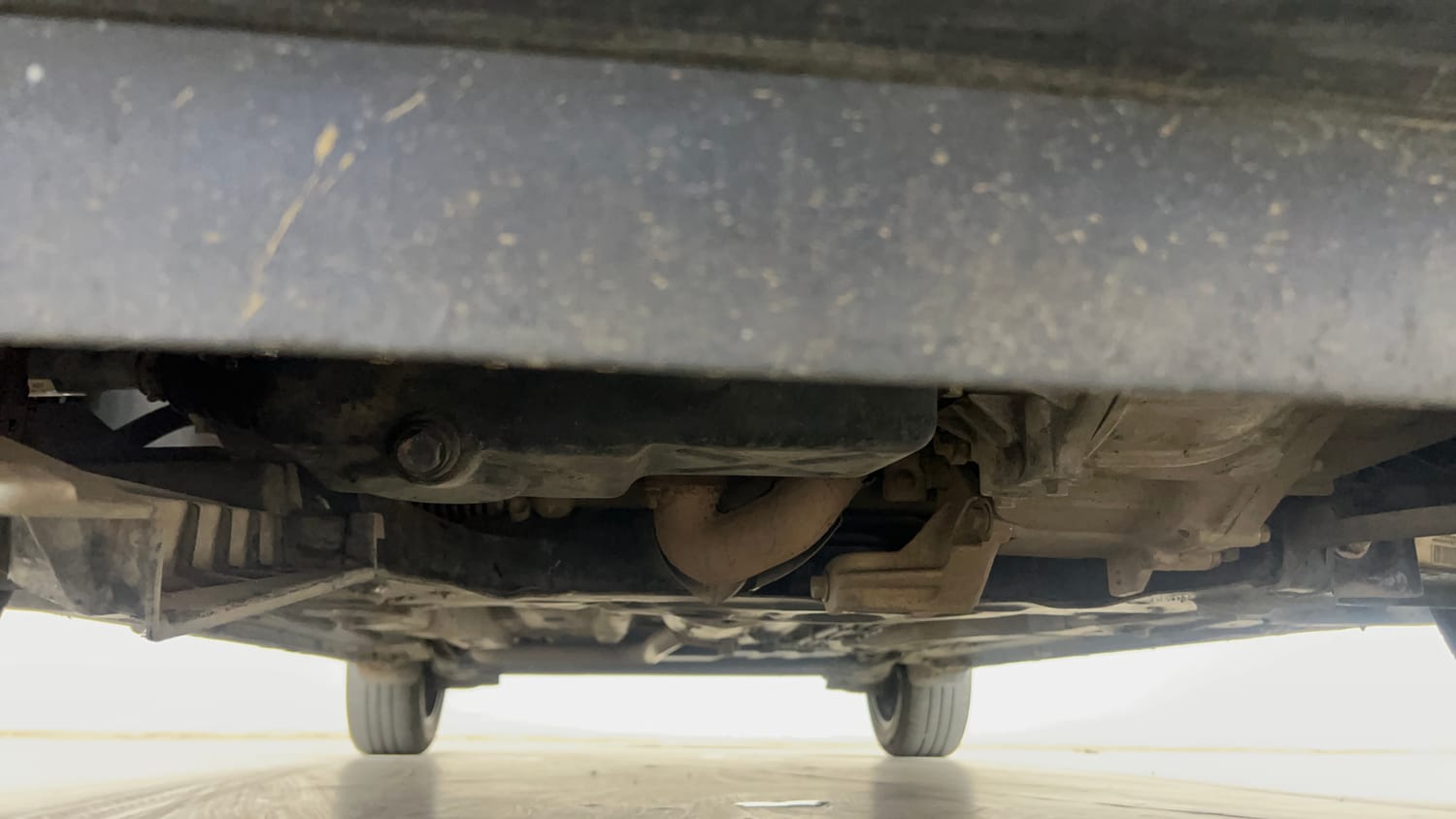 Used 2023 Tata Altroz XZ Plus (S) Diesel Diesel Manual extra FRONT LEFT UNDERBODY VIEW