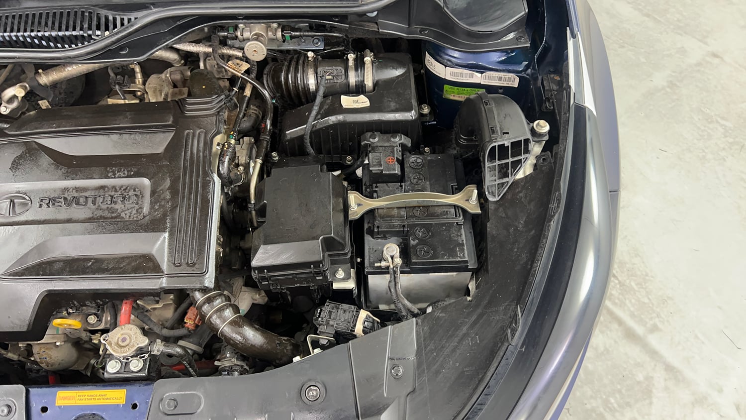 Used 2023 Tata Altroz XZ Plus (S) Diesel Diesel Manual engine ENGINE LEFT SIDE VIEW
