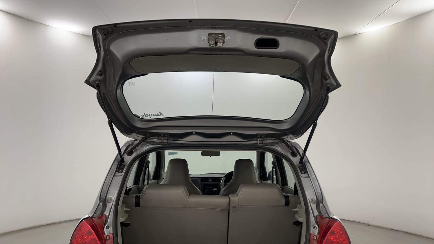 Used 2014 Maruti Suzuki Celerio VXi AMT Petrol Automatic interior DICKY DOOR OPEN VIEW