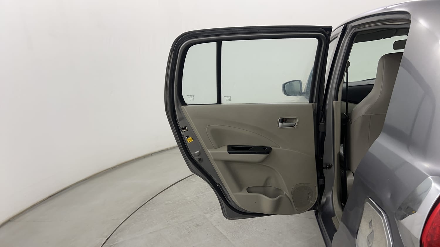 Used 2014 Maruti Suzuki Celerio VXi AMT Petrol Automatic interior LEFT REAR DOOR OPEN VIEW