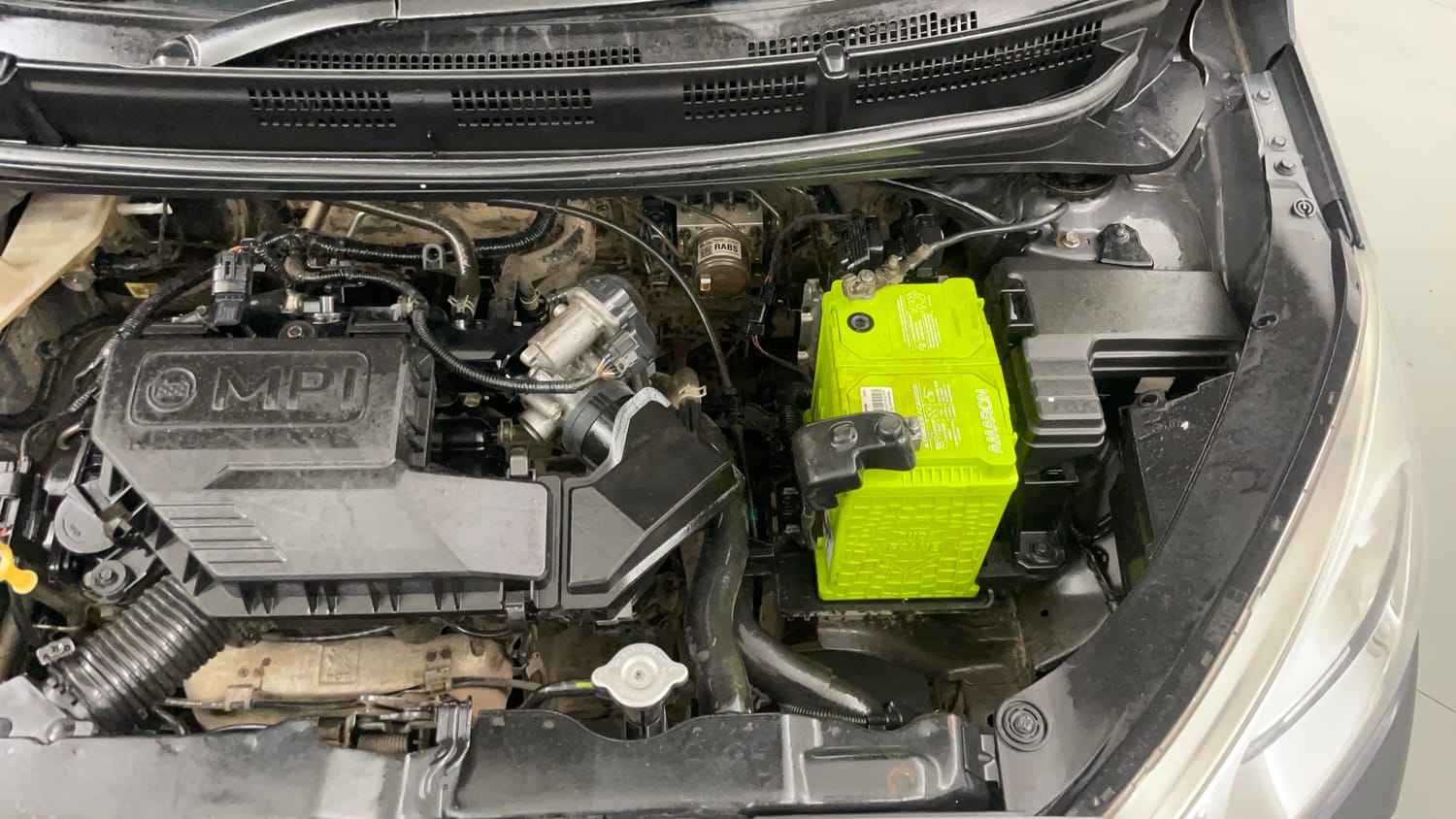 Used 2021 Hyundai Santro Sportz Petrol Manual engine ENGINE LEFT SIDE VIEW