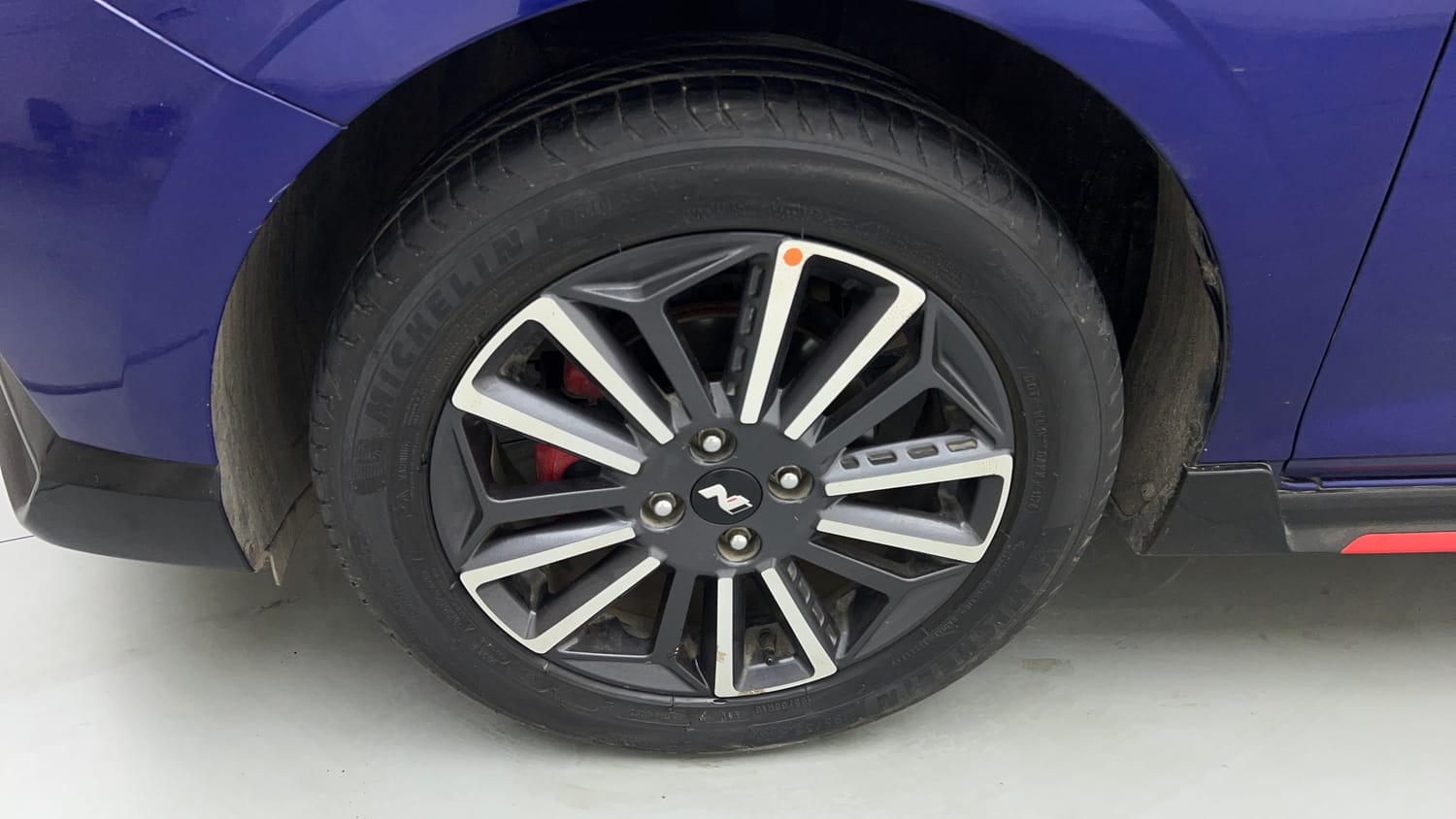 Used 2022 Hyundai i20 N Line N8 1.0 Turbo DCT Petrol Automatic tyres LEFT FRONT TYRE RIM VIEW