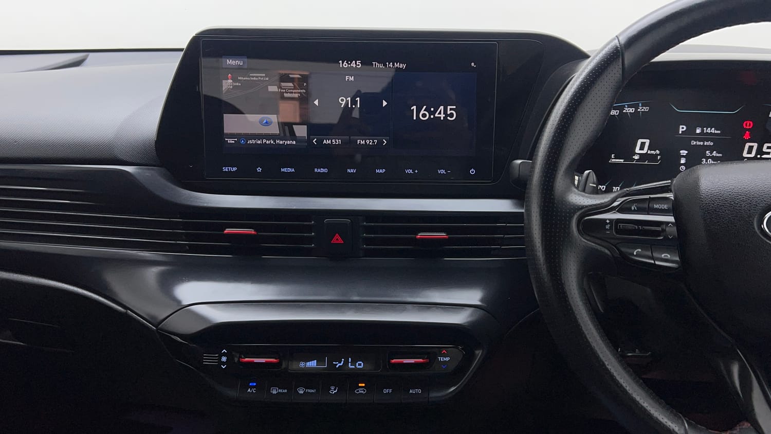 Used 2022 Hyundai i20 N Line N8 1.0 Turbo DCT Petrol Automatic interior MUSIC SYSTEM & AC CONTROL VIEW