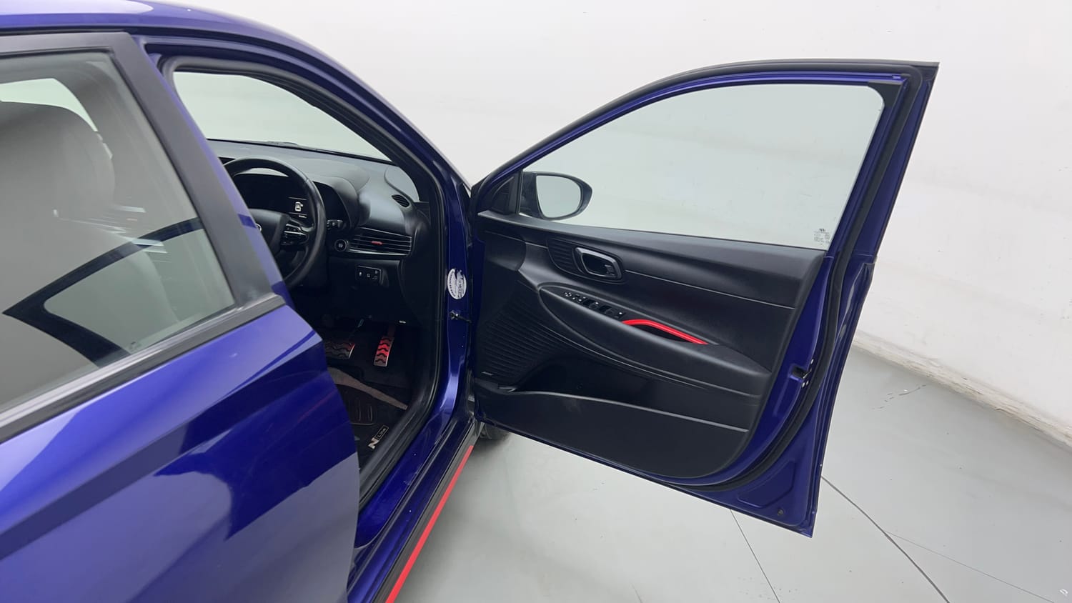 Used 2022 Hyundai i20 N Line N8 1.0 Turbo DCT Petrol Automatic interior RIGHT FRONT DOOR OPEN VIEW