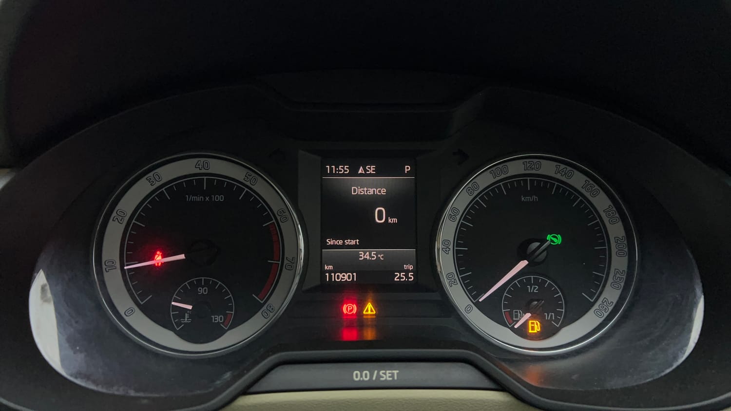 Used 2018 Skoda Octavia 1.8 TSI L&K Petrol Automatic interior CLUSTERMETER VIEW