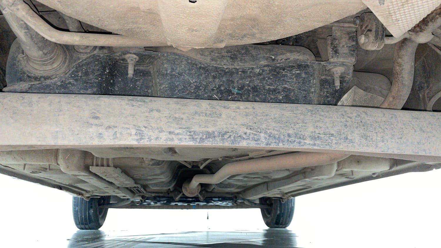 Used 2021 Hyundai Santro Sportz Petrol Manual extra REAR UNDERBODY VIEW (TAKEN FROM REAR)