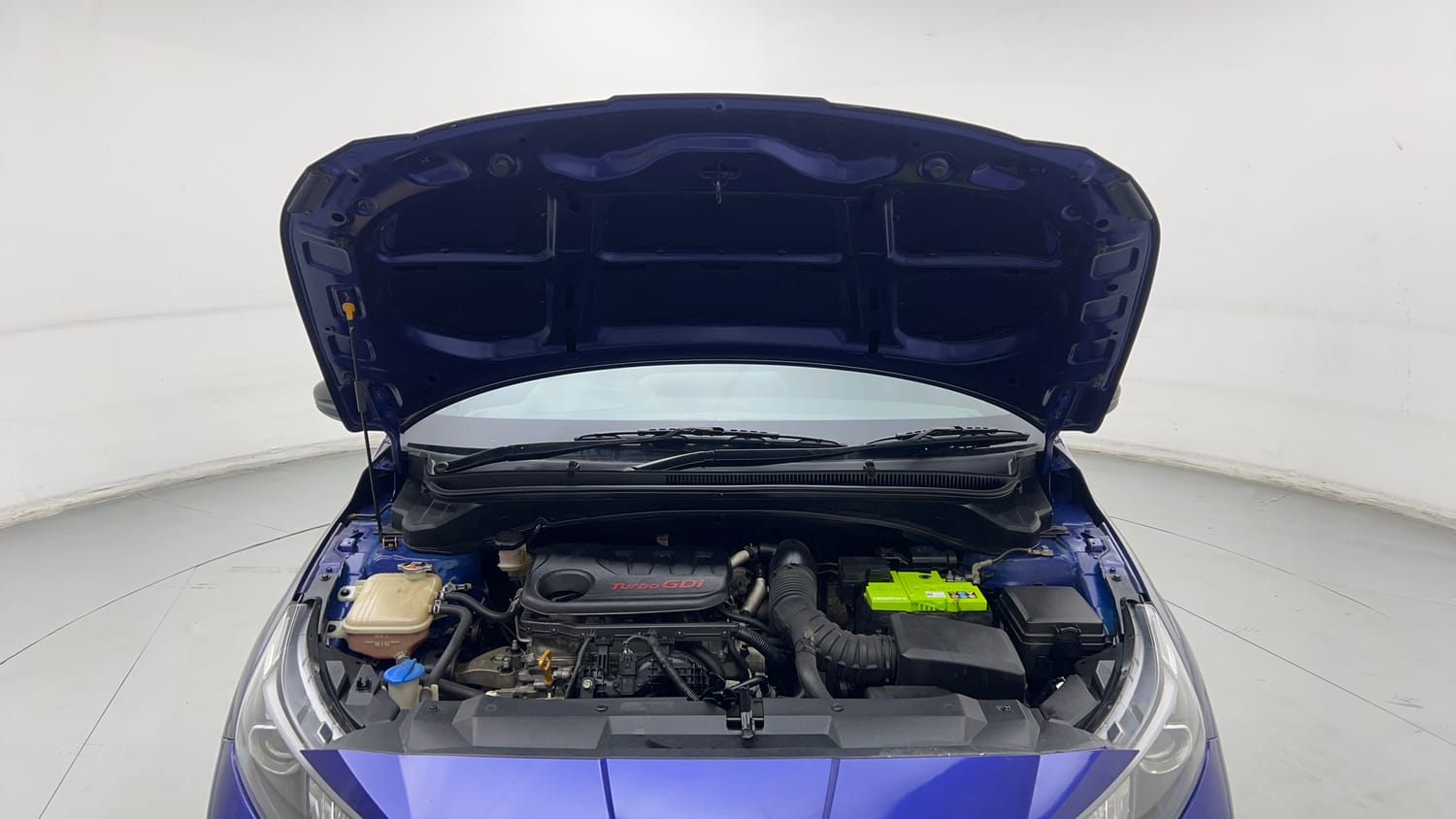 Used 2022 Hyundai i20 N Line N8 1.0 Turbo DCT Petrol Automatic engine ENGINE & BONNET OPEN FRONT VIEW