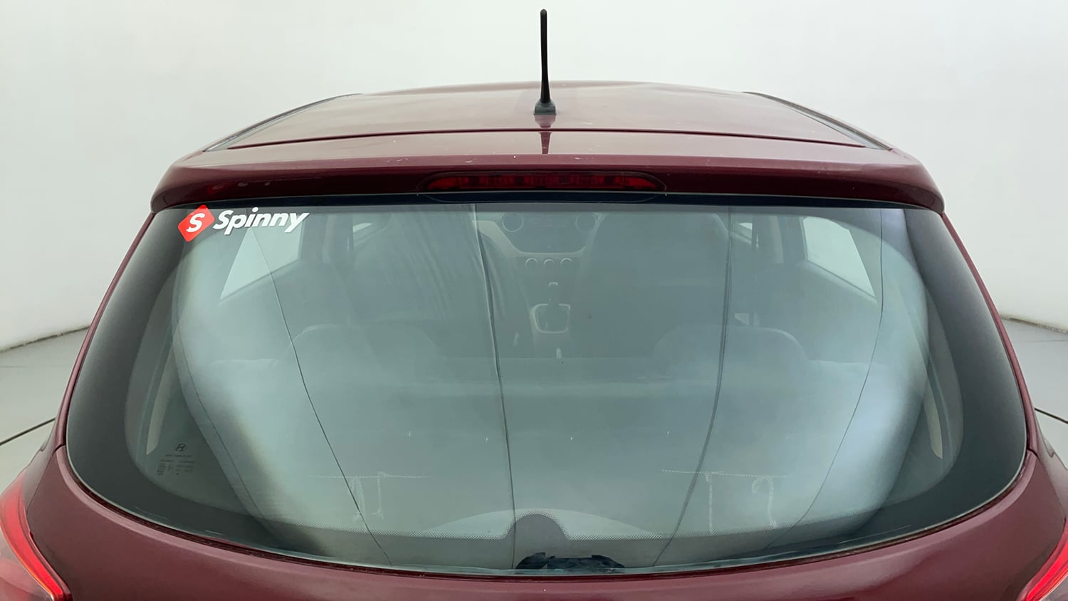 Used 2015 Hyundai Grand i10 Magna 1.2 Kappa VTVT Petrol Manual exterior BACK WINDSHIELD VIEW