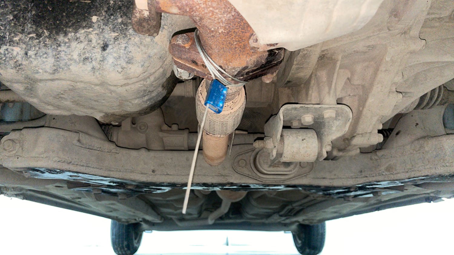 Used 2021 Hyundai Santro Sportz Petrol Manual extra FRONT LEFT UNDERBODY VIEW