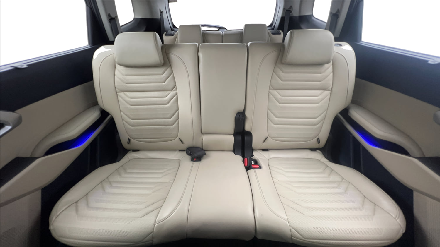Used 2022 Kia Carens Luxury Plus 1.5 Diesel AT 7 STR Diesel Automatic interior REAR SEAT CONDITION VIEW