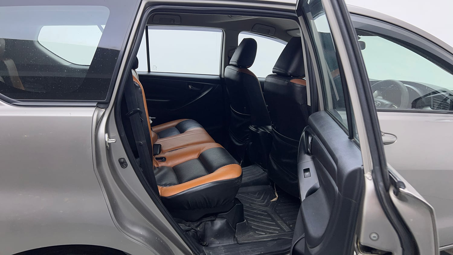Used 2017 Toyota Innova Crysta 2.4 G 8 STR Diesel Manual interior RIGHT SIDE REAR DOOR CABIN VIEW
