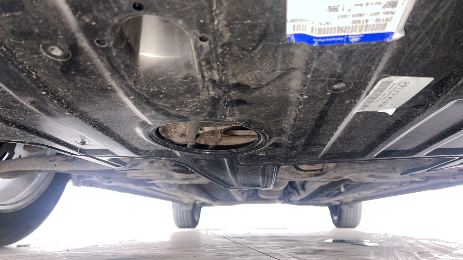 Used 2026 Hyundai Verna SX (O) 1.5 Turbo Petrol MT Petrol Manual extra FRONT LEFT UNDERBODY VIEW