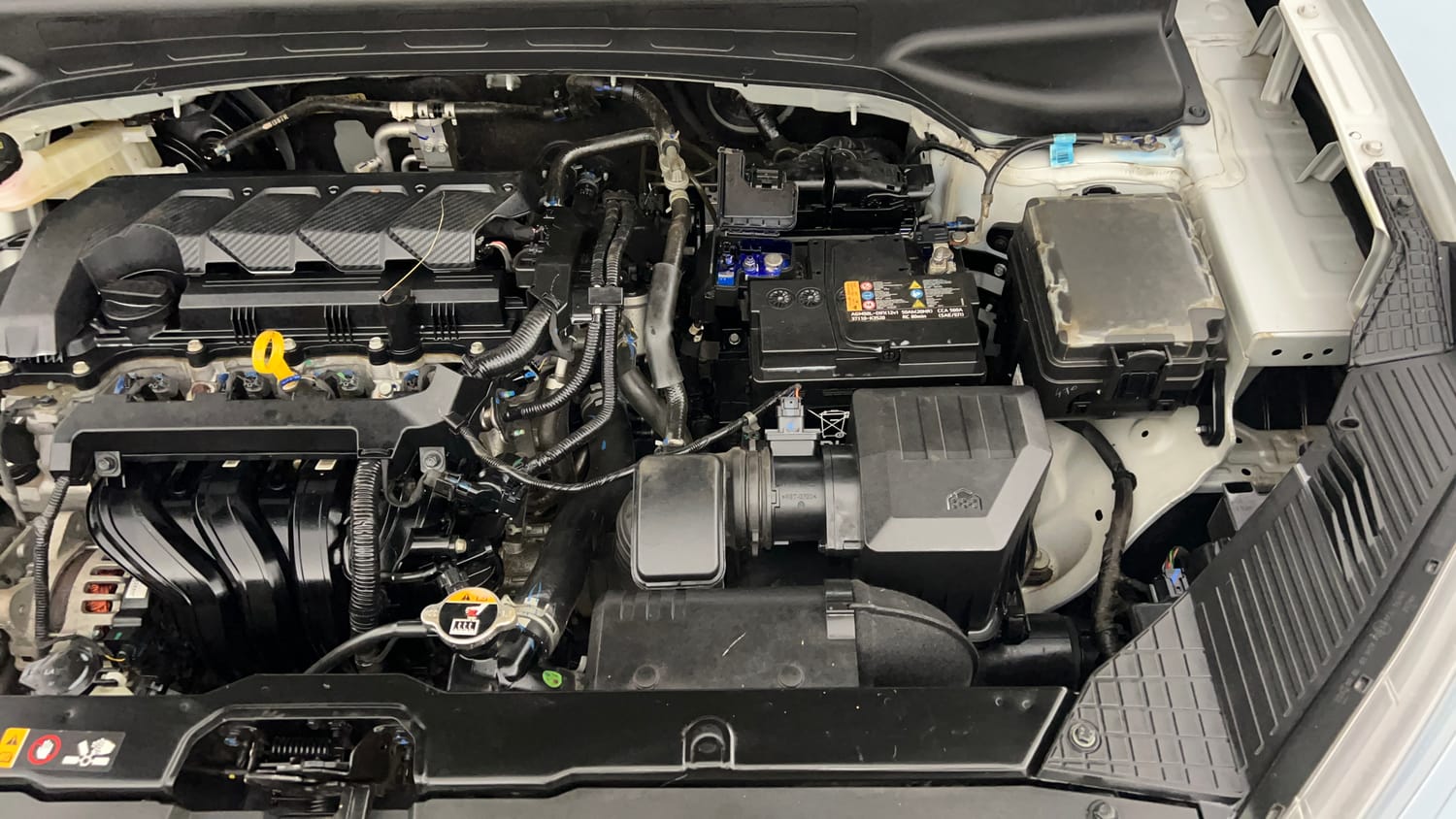 Used 2024 Hyundai Creta SX (O) 1.5 Petrol IVT Petrol Automatic engine ENGINE LEFT SIDE VIEW