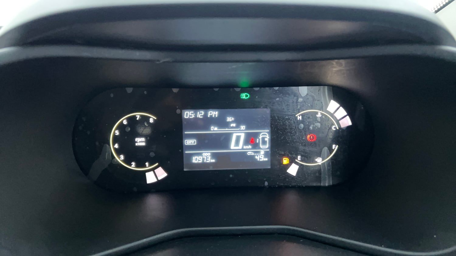 Used 2024 Tata Curvv Creative 1.5 Kryojet Diesel 6MT Diesel Manual interior CLUSTERMETER VIEW