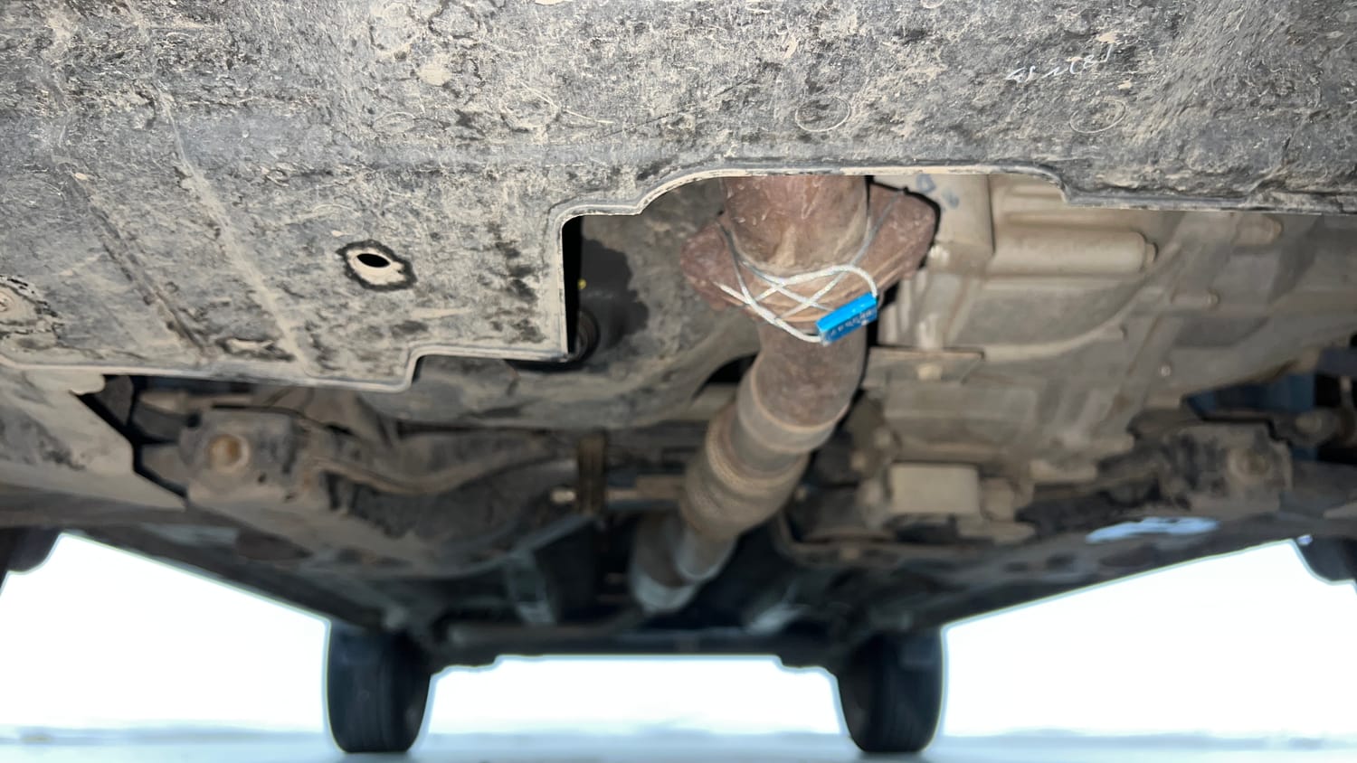 Used 2024 Tata Nexon Creative Plus 1.2 Revotron Petrol 6MT Petrol Manual extra FRONT LEFT UNDERBODY VIEW